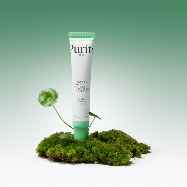 Крем для век с центеллой и пептидами без эфирных масел Purito Seoul Wonder Releaf Centella Eye Cream Unscented, 30 ml