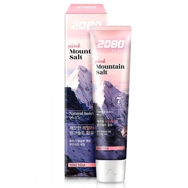 Зубная паста с розовой гималайской солью Dental Clinic 2080 Pure Pink Mountain Salt Toothpaste Mild Mint 120 g