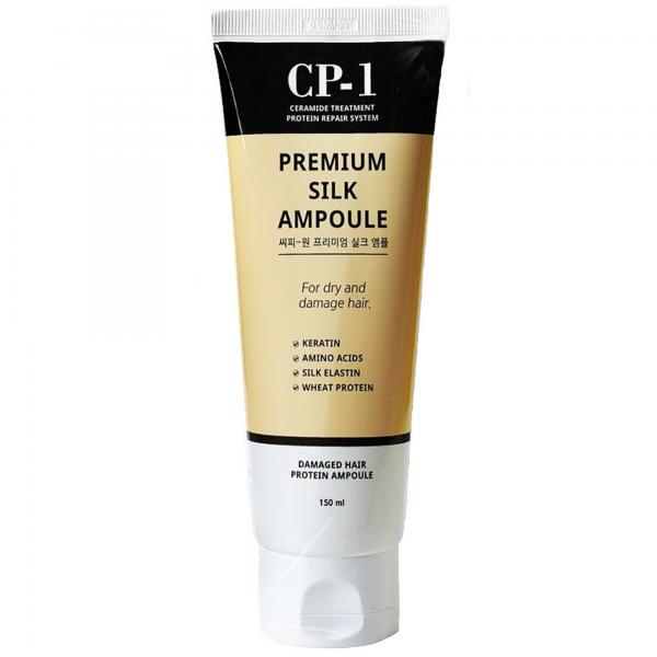 Несмываемая сыворотка с протеинами шелка Esthetic House CP-1 Premium Silk Ampoule 150 ml