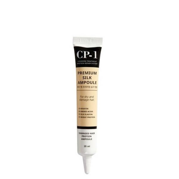 Несмываемая сыворотка с протеинами шелка Esthetic House CP-1 Premium Silk Ampoule 20 ml