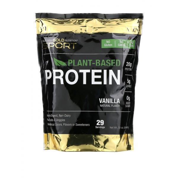 Растительный протеин, веганский, легко усваивается, California Gold Nutrition, 907 г