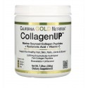 Морской коллаген-пептид California GOLD Nutrition, CollagenUP 5000 mg, с гиалуронкой и витамином C, 205 г